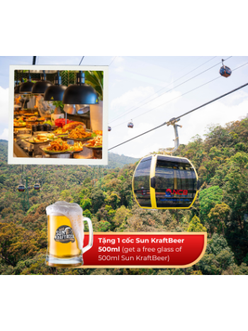 Combo Bà Nà Hills: Cáp Treo Khứ Hồi & Buffet Trưa